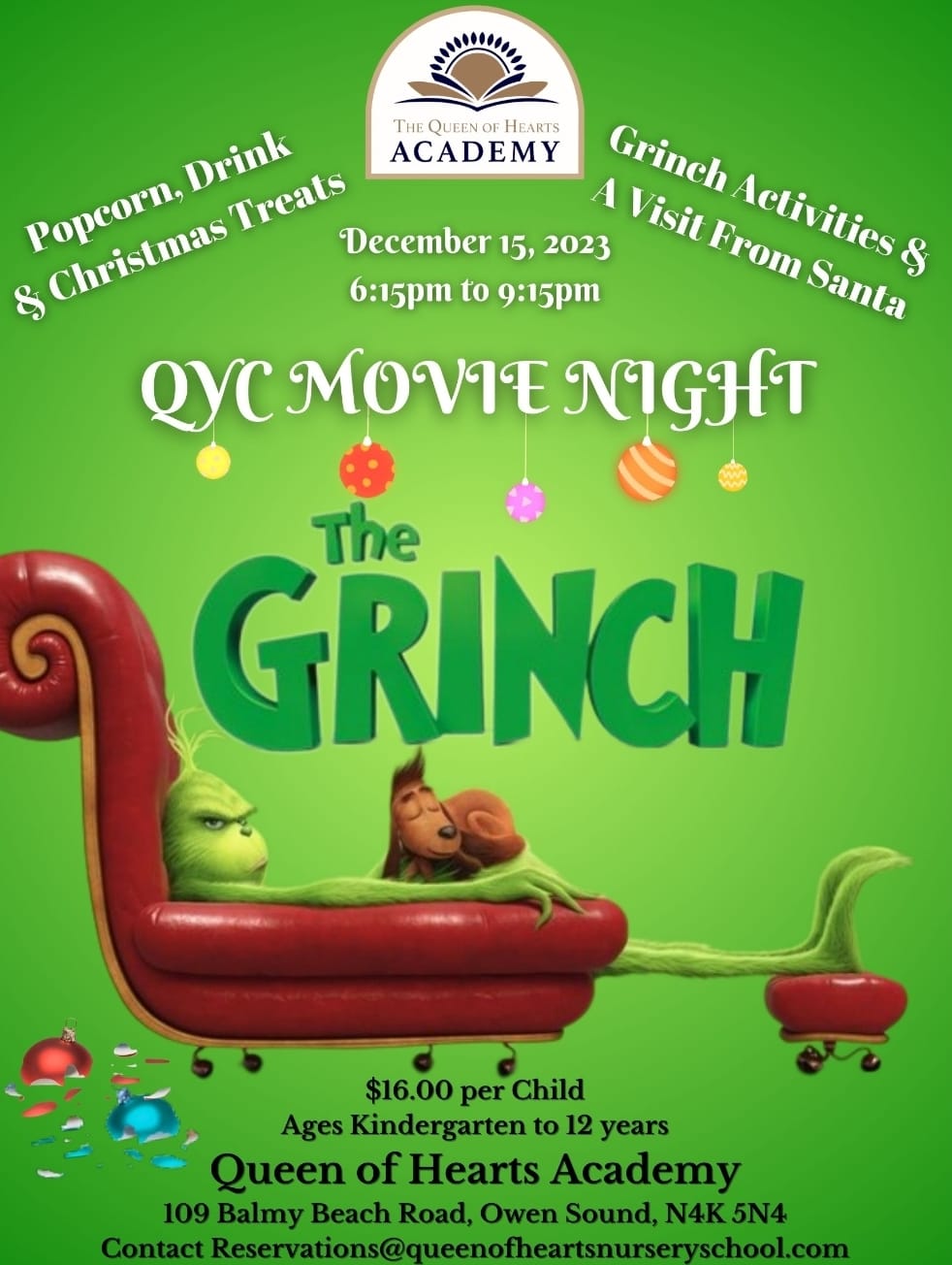 Event image Queen of Hearts QYC Movie Night - Children 5+ All children welcome!